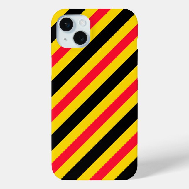 Belgium flag pattern Case-Mate iPhone case (Back)