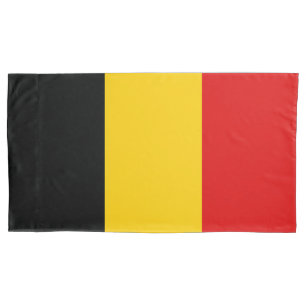 Belgium flag pillowcase