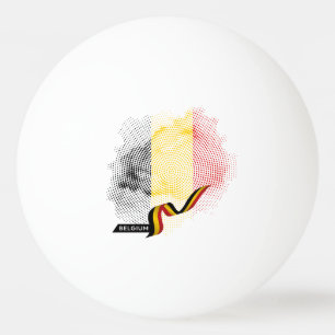 Belgium Flag Ping Pong Ball