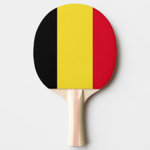 Belgium Flag Ping Pong Paddle