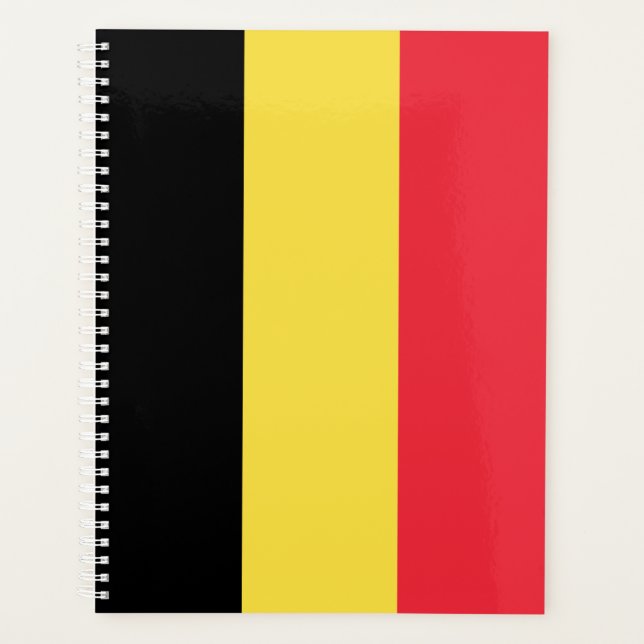 Belgium Flag Planner (Front)