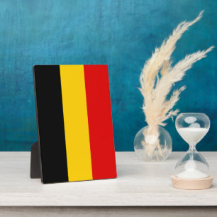 Belgium flag plaque