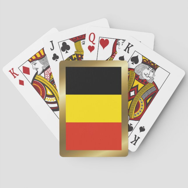 Belgium Flag Playing Cards (Back)