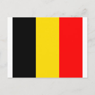 Belgium Flag Postcard