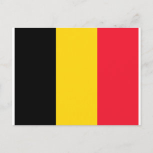Belgium Flag Postcard