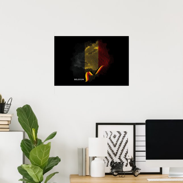 Belgium Flag Poster (Home Office)