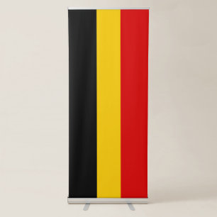 Belgium flag retractable banner