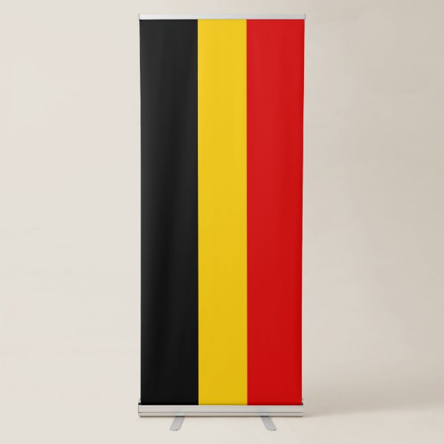 Belgium flag retractable banner (Front)