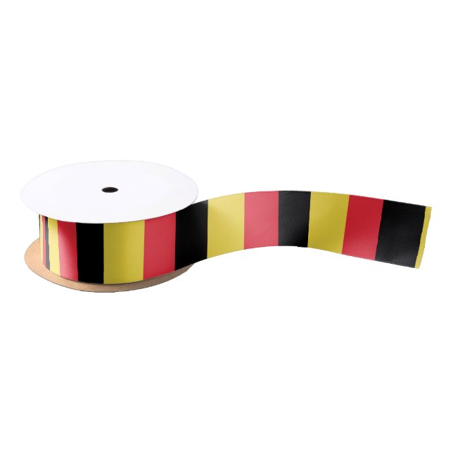 Belgium Flag Satin Ribbon (Spool)