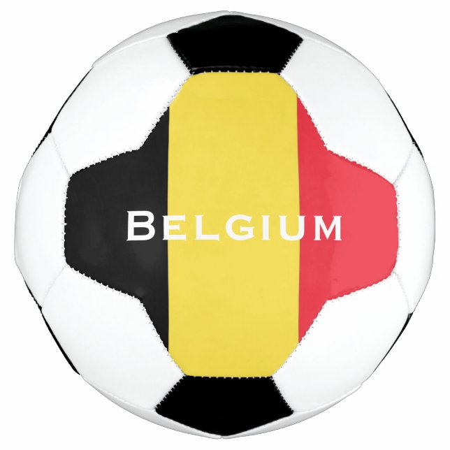 Belgium Flag Soccer Ball (Front)