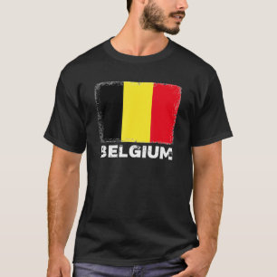 Belgium Flag Support Belgian People Women Men T-Shirt