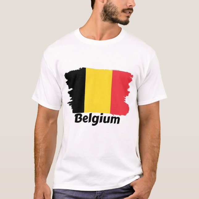 Belgium Flag T-Shirt (Front)