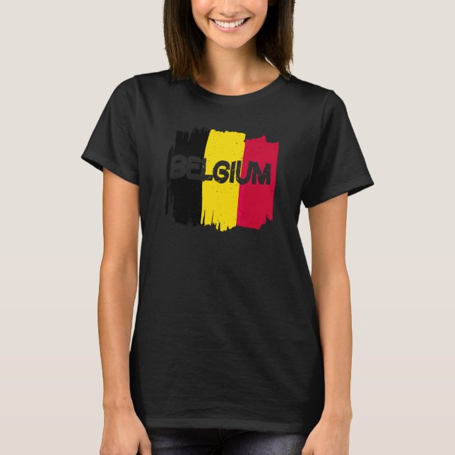 Belgium Flag T-Shirt (Front)