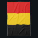Belgium flag tea towel<br><div class="desc">An ideal gift for all those who are patriotic of their country!</div>