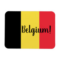 Belgium Flag & Text