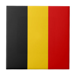 Belgium flag tile
