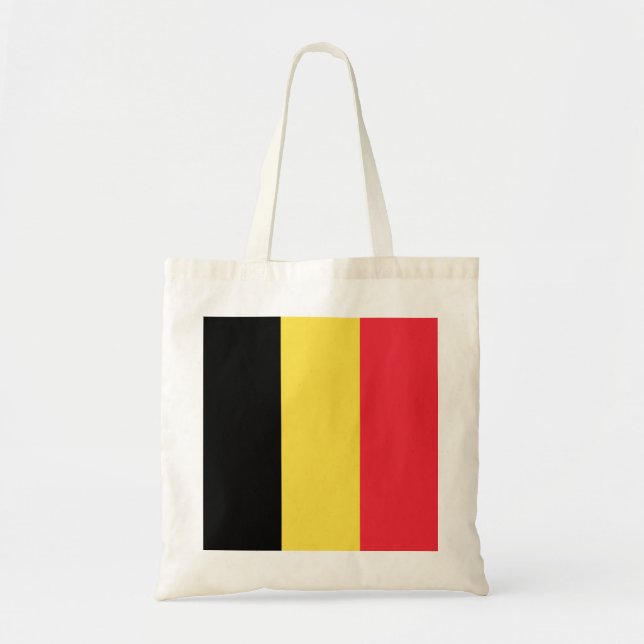 Belgium Flag Tote Bag (Front)
