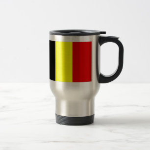 Belgium flag travel mug