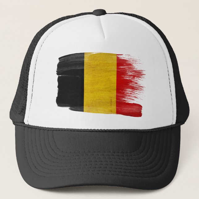 Belgium Flag Trucker Hat (Front)