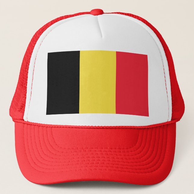 Belgium Flag Trucker Hat (Front)