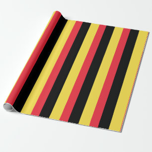 Belgium Flag Wrapping Paper