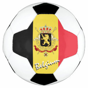 Belgium Football & Belgian Flag / Sports