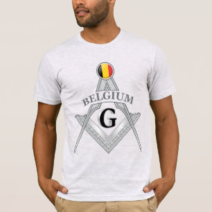 Belgium freemasonry sign T-Shirt