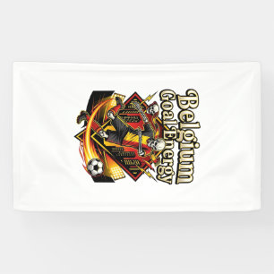 Belgium Goal Energy Skeleton Striker Nations Bold Banner
