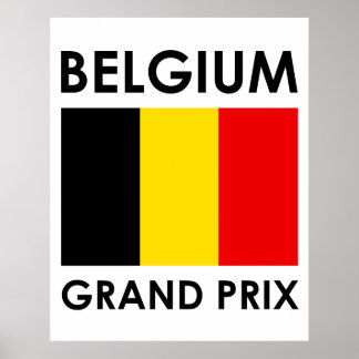 Belgium Grand Prix Poster