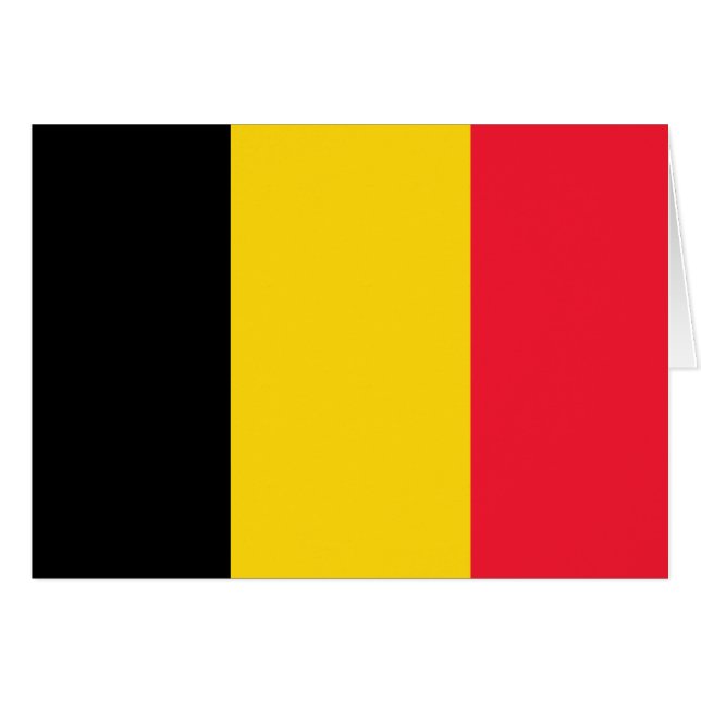 Belgium High quality Flag (Front Horizontal)