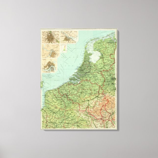 Belgium & Holland Canvas Print (Front)