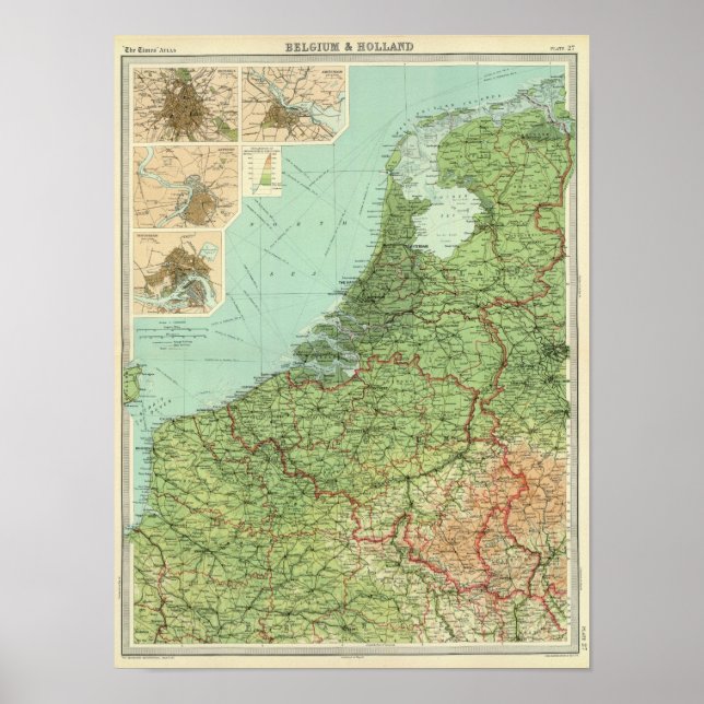 Belgium & Holland Poster (Front)