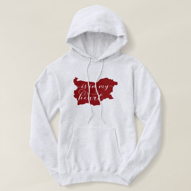 Belgium Is In My Heart Hoodie (Design Front)