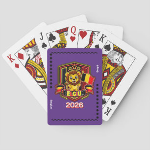 Belgium Kids Playing Cards
