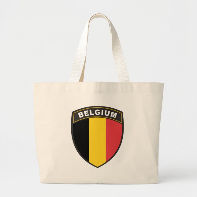 Belgium Large Tote Bag (Front)