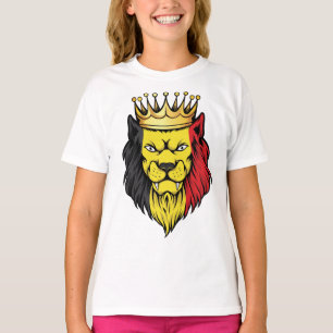 Belgium Lion King Flag T-Shirt