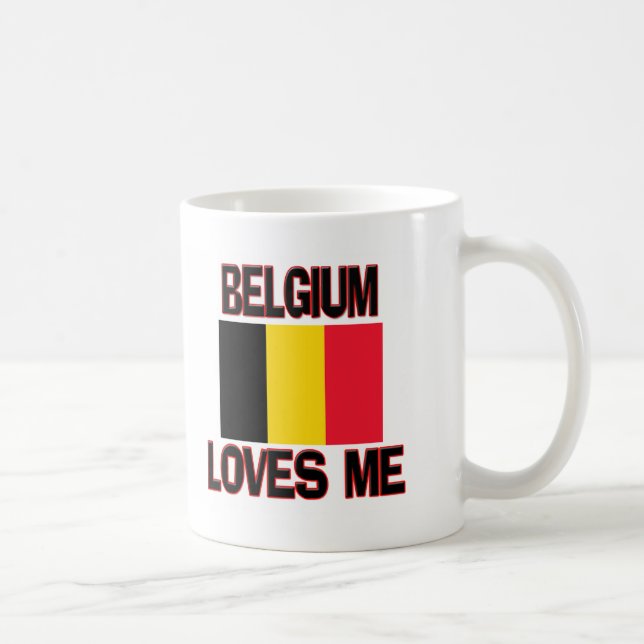Belgium Loves Me Coffee Mug (Right)