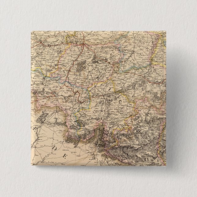 Belgium, Luxembourg 15 Cm Square Badge (Front)