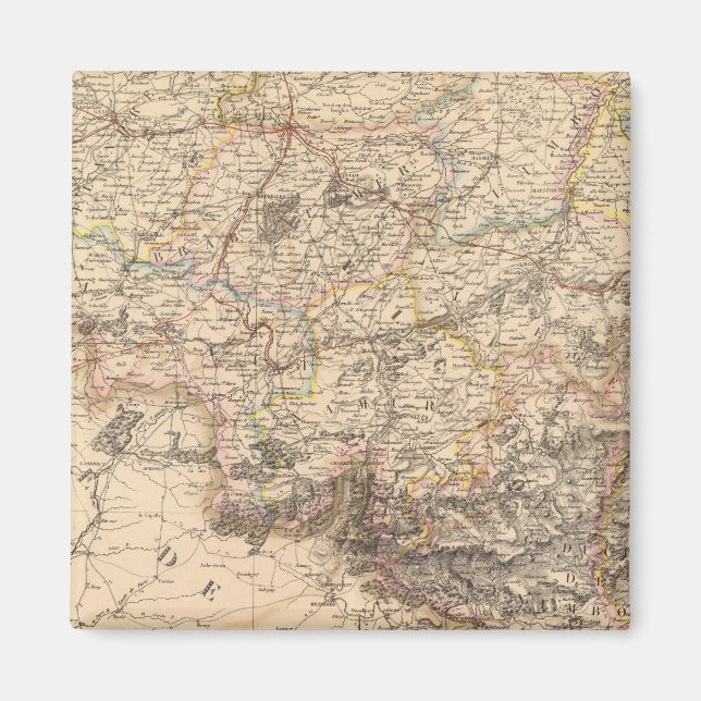 Belgium, Luxembourg Magnet (Front)