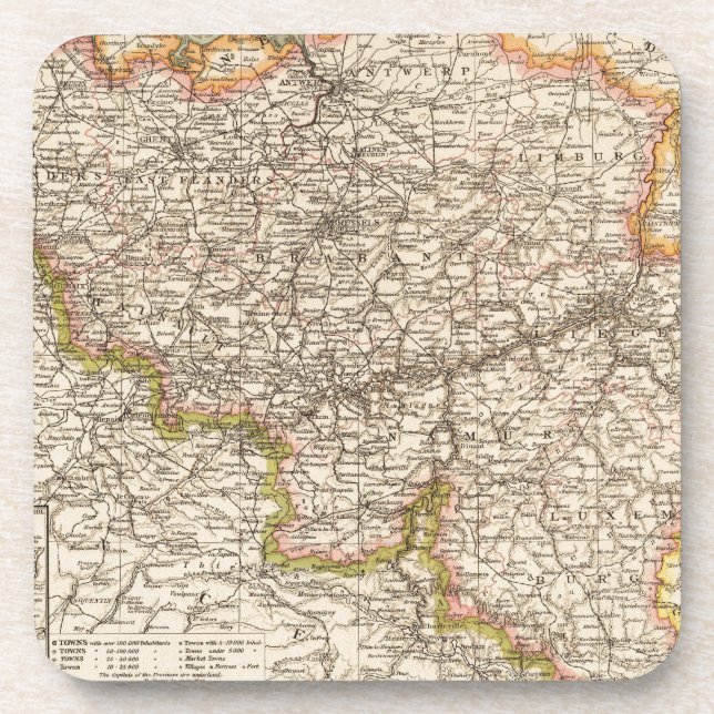 Belgium, Luxemburg Coaster (Front)