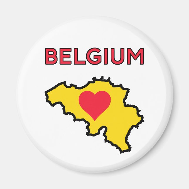 Belgium Magnet (Front)