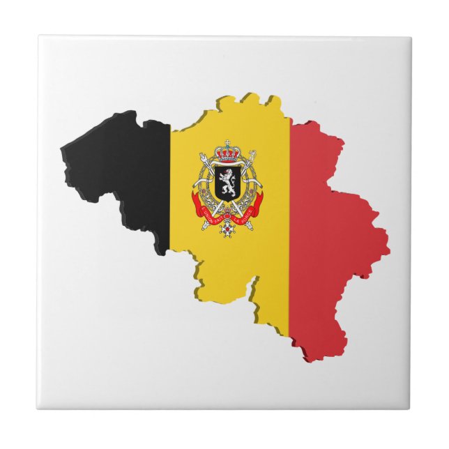 Belgium map tile (Front)