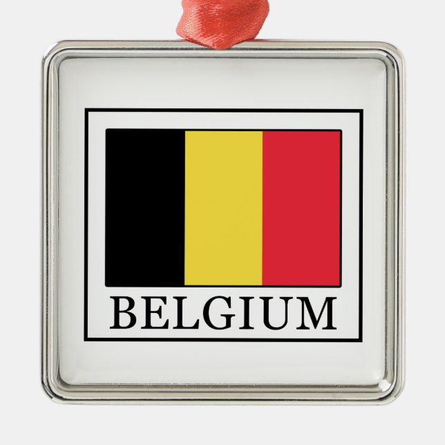 Belgium Metal Tree Decoration (Front)