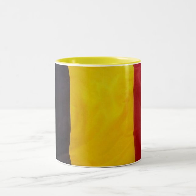 Belgium -Mug- Two-Tone Coffee Mug (Center)