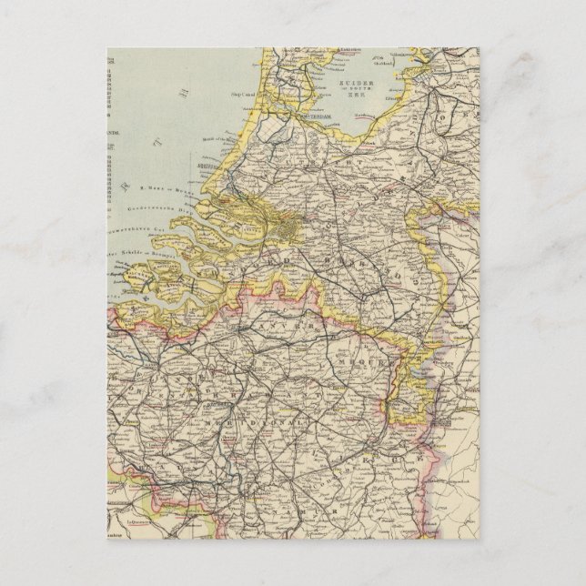 Belgium, Netherlands 2 Postcard (Front)