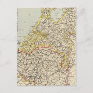 Belgium, Netherlands 2 Postcard