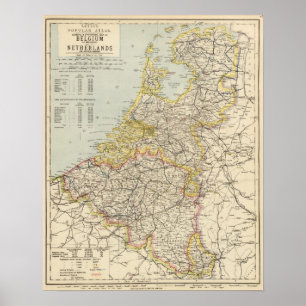 Belgium, Netherlands 2 Poster