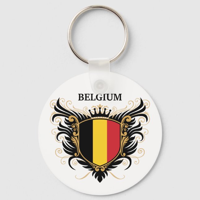 Belgium [personalise] key ring (Front)
