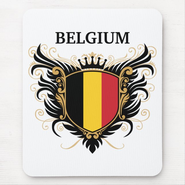 Belgium [personalise] mouse mat (Front)