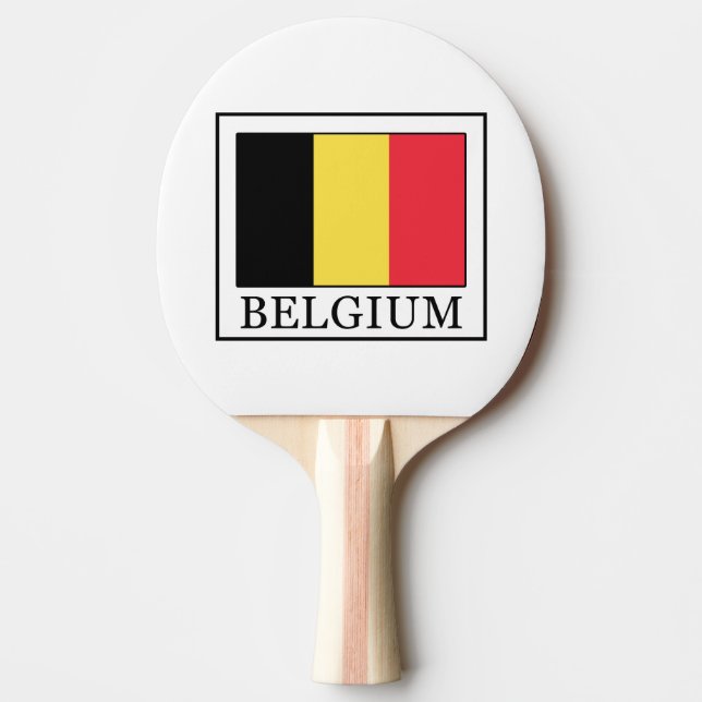 Belgium Ping Pong Paddle (Front)